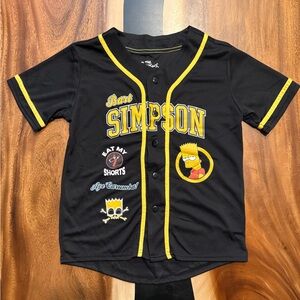 Bart Simpson Baseball Shirt (Boys)